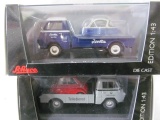 (2) Schuco Tempo Matador Trucks w/Cars