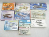 (10) Vintage Airplane Model Kits