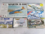 (6) Plastic Aircraft Model Kits