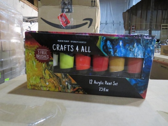 (4) Boxes Acrylic Paint Sets