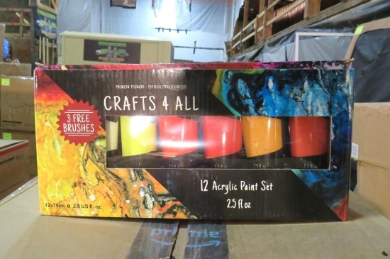 (4) Boxes Acrylic Paint Sets
