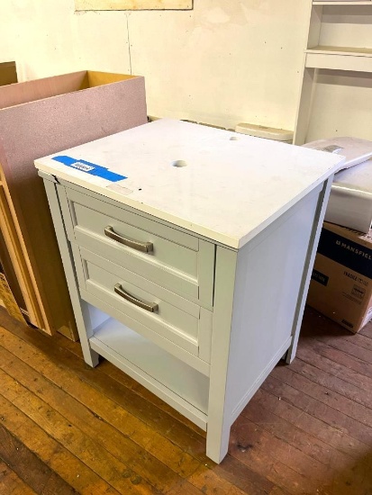 Faux Marble Topped Vanity