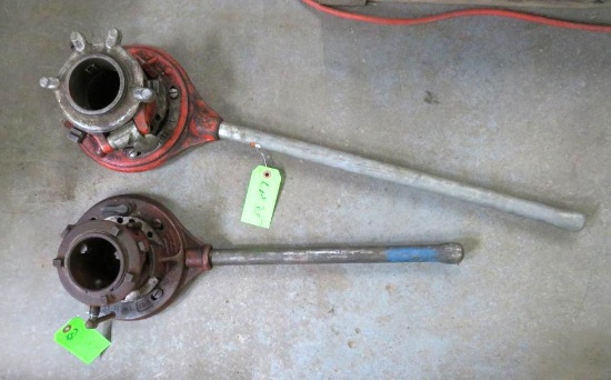 (2) Ridgid Adjustable Pipe Dies