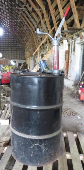 Partial 55 Gal. Drum of Fleet Supreme 15w/40 Engine Oil