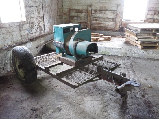 Onan PTO Driven Alternator/Generator on Trailer