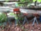 (4) Metal Deadman Stands