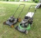 (2) Gas Powered Push Mowers