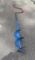 (3) Ice Fishing Jigs & Manual Ice Auger