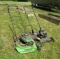 (2) Gas Powered Push Mowers