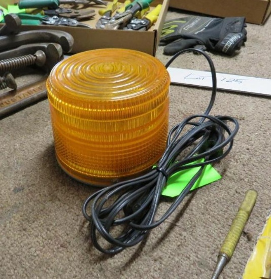 Orange Strobe Light w/Magnetic Base