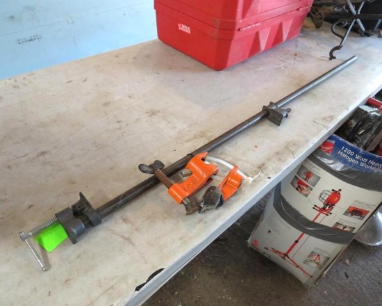 44" Pipe Clamp w/Extra Clamps