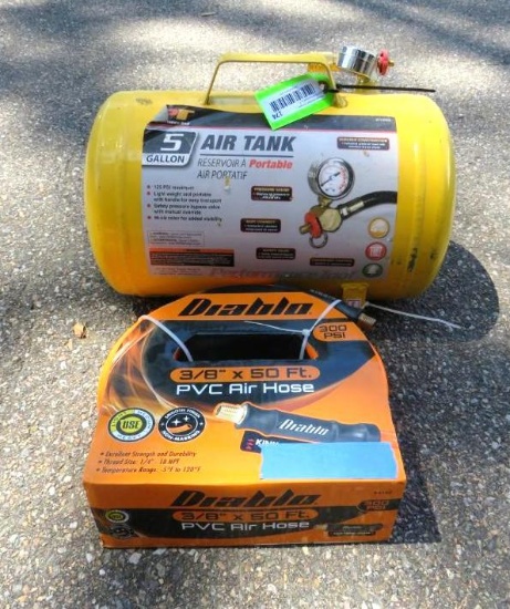 PT Portable Air Tank & PVC Air Hose