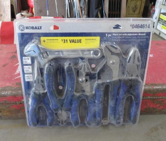 Kobalt 5-Piece Plier Set