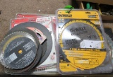(22+/-) Asst. New/Used Circular Saw Blades