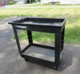 Husky Poly 2-Tier Shop Cart