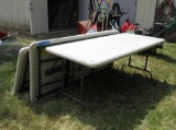 (4) 6' Poly Folding Tables