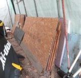 (20 +/-) Asst. Plywood & Insulation Sheets