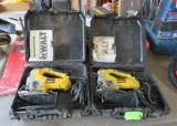 (2) Dewalt VS Orbital Jig Saws