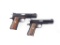 A Pair of Colt Custom Shop 1911 Semi-Automatic Pistols