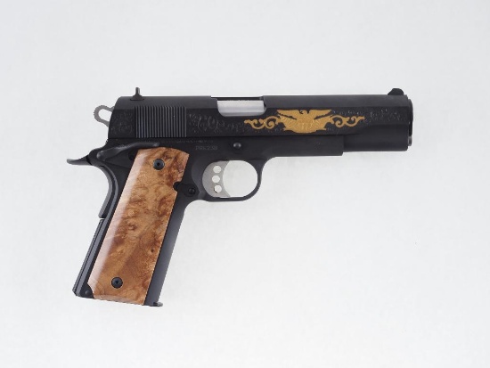 Premier Edition Engraved Colt Government Model Semi-Automatic Pistol