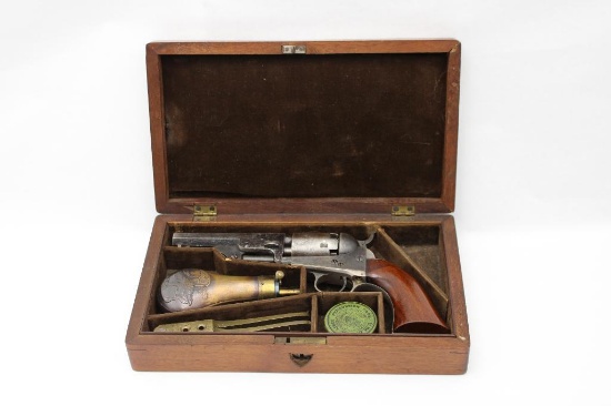 Cased Colt Model 1849 Pocket Revolver