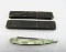 (3) Antique Straight Razors