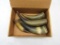 (4) Antique Powder Horns