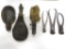 (6) Pcs. Antique Bullet Molds & Shot Flasks