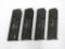 (4) Blue Steel .45 1911 Magazines