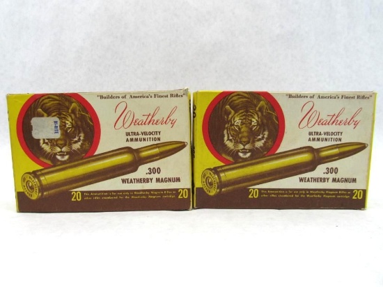 (28) Weatherby .300 Weatherby Magnum Cartridges