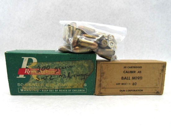 (132) .45 ACP Cartridges