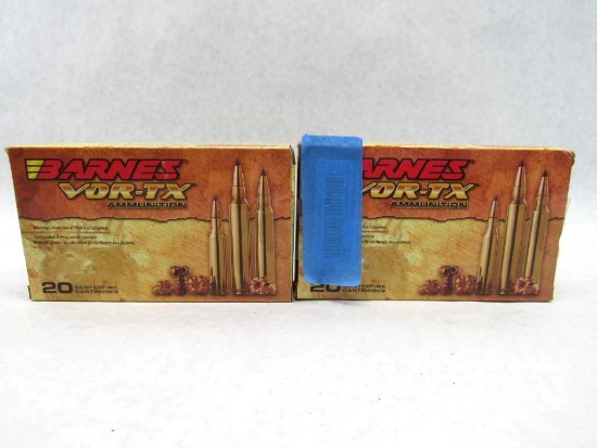 (2) Boxes of Barnes .338 Winchester Magnum Brass