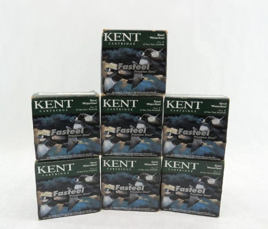 (175) Kent 12 Ga. 3" Steel Shot Shotgun Shells