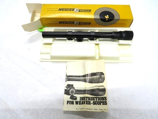 Vintage Weaver V22-A Rimfire Rifle Scope