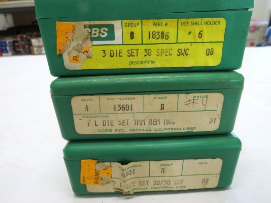 (3) Sets of Reloading Dies