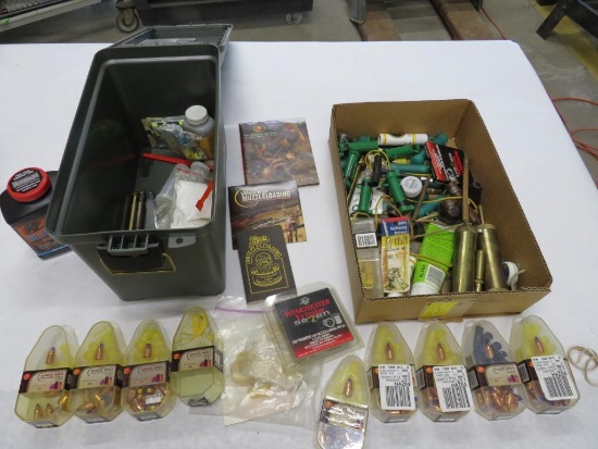 (2) Boxes of Muzzleloading Parafernalia