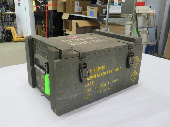 Wood 7.62 Ammo Crate
