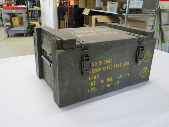 Wood 7.62 Ammo Crate