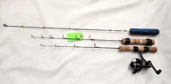 (3) Ice Fishing Rods
