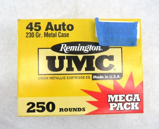 (250) Remington UMC .45 ACP Cartridges