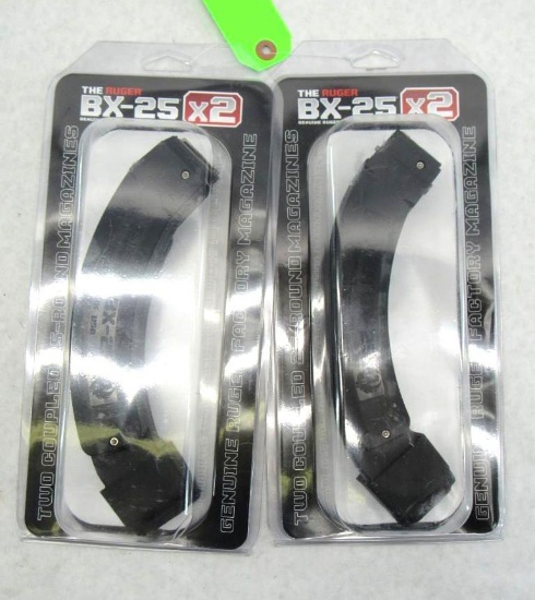 (2) Ruger BX-25 10/22 .22 LR Magazines