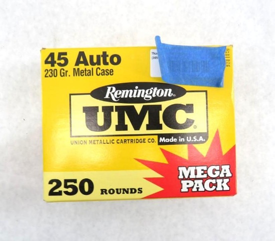 (250) Remington UMC .45 ACP Cartridges