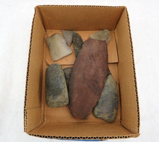 Antique Arrow Points and Axe Head