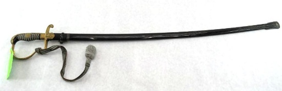 German WWII Army Officers Sword with Scabbard