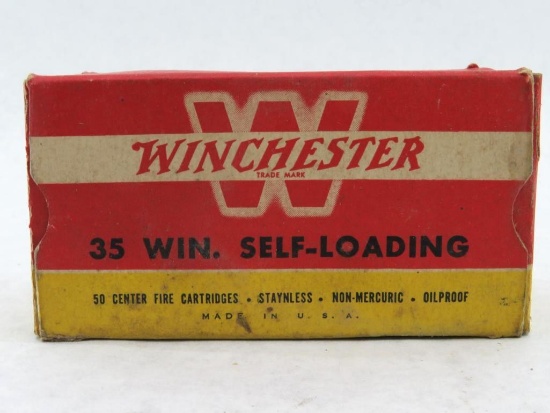 Box of Winchester .35 Winchester Self-Loading Cartridges