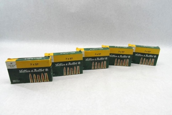 (100) Sellier & Bellot 7x57mm Cartridges