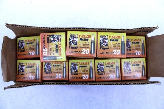 (24) Boxes of 7.62x39 Cartridges