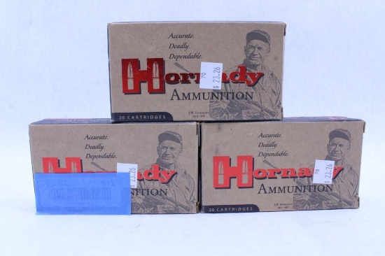 (3) Boxes of Hornady 6.8mm SPC Cartridges