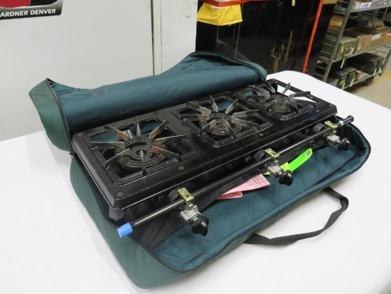 Hurricane Products Three Burner Cast Iron Cookstove