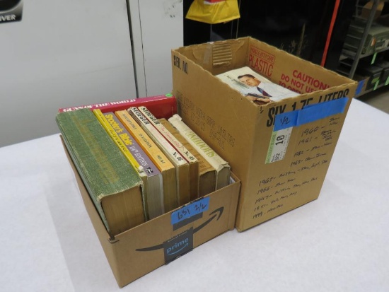American Rifleman Magazines and Box of Gun Related Books